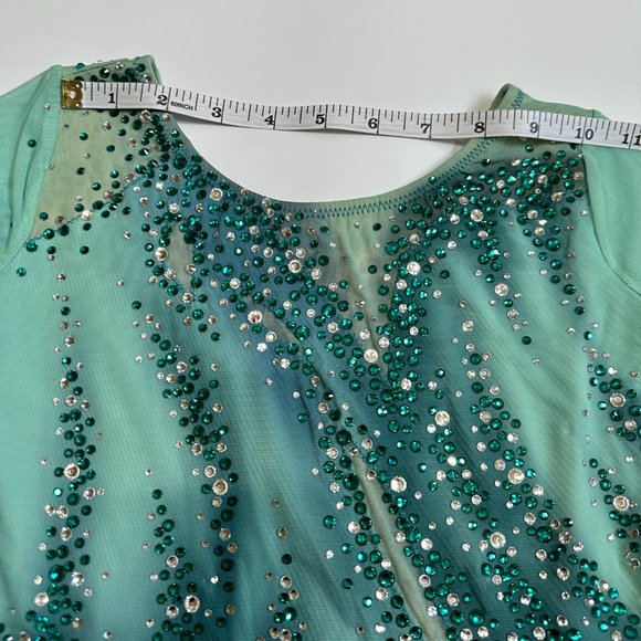 New Figure Skating Dress Size 10 (5~8T) with Hair Scrunchies (120~130cm) - Picture 5 of 9